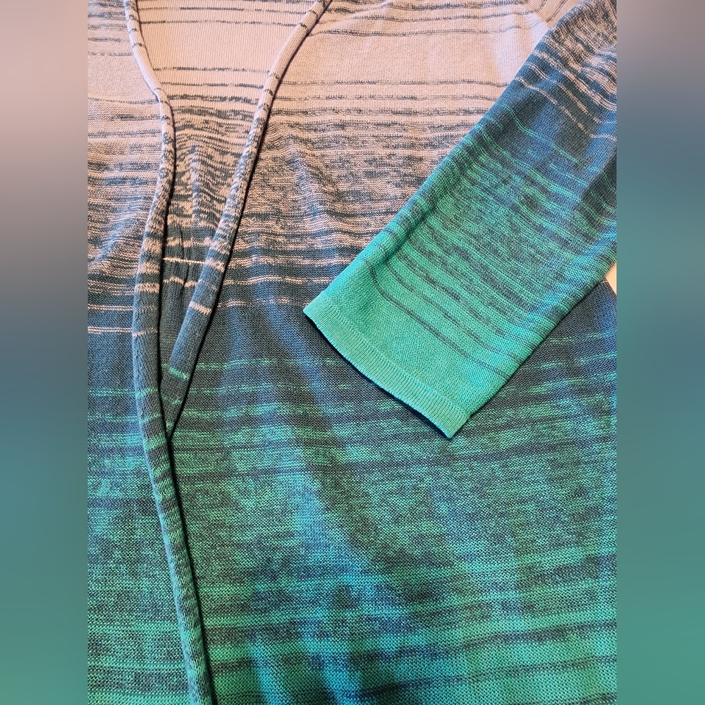 Pendleton Open Front Cardigan, Size M - image 4